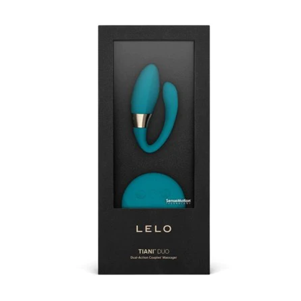 LELO TIANI DUO Vibrating Couples Massager, Ocean Blue